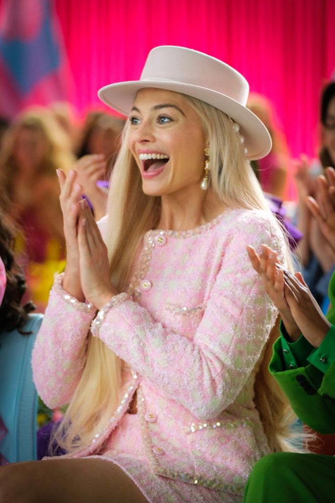Margot Robbie Wore Claudia Schiffer’s Vintage Chanel In Barbie