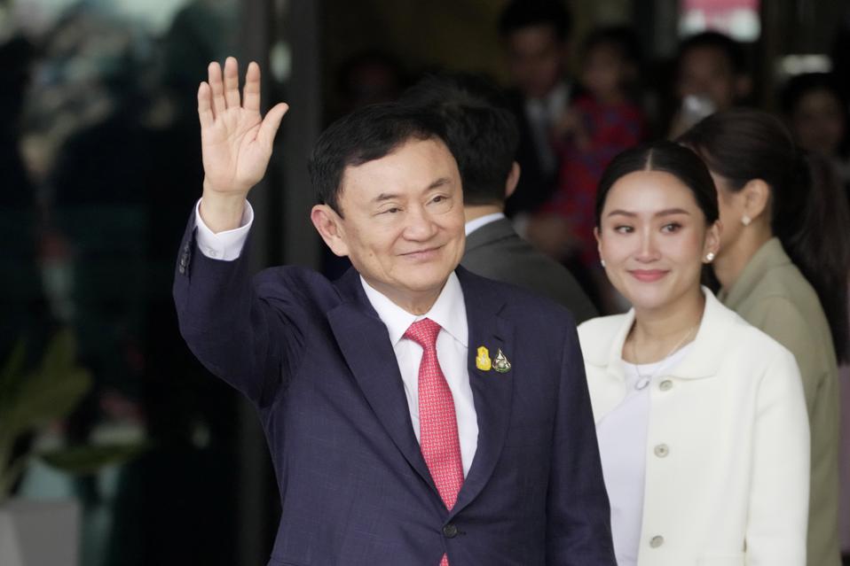 Thailand’s Ex-PM Thaksin Returns From Exile As Parliament Prepares To Vote For Next Premier