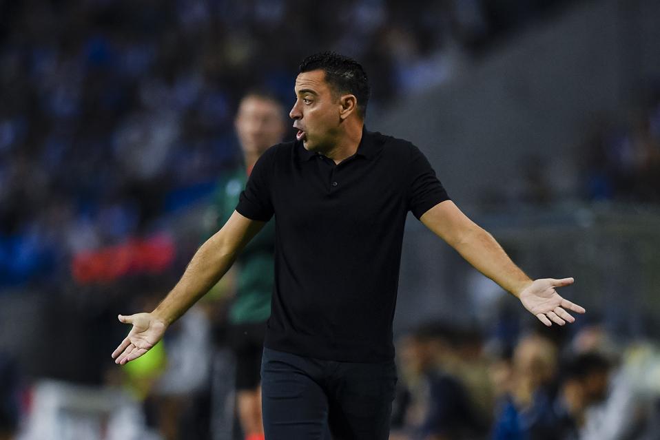 FC Barcelona Coach Xavi Blasts Team’s Mistakes And Officiating ...