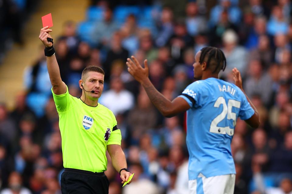 Manchester City’s Repeated Red Cards Are A Cause For Concern