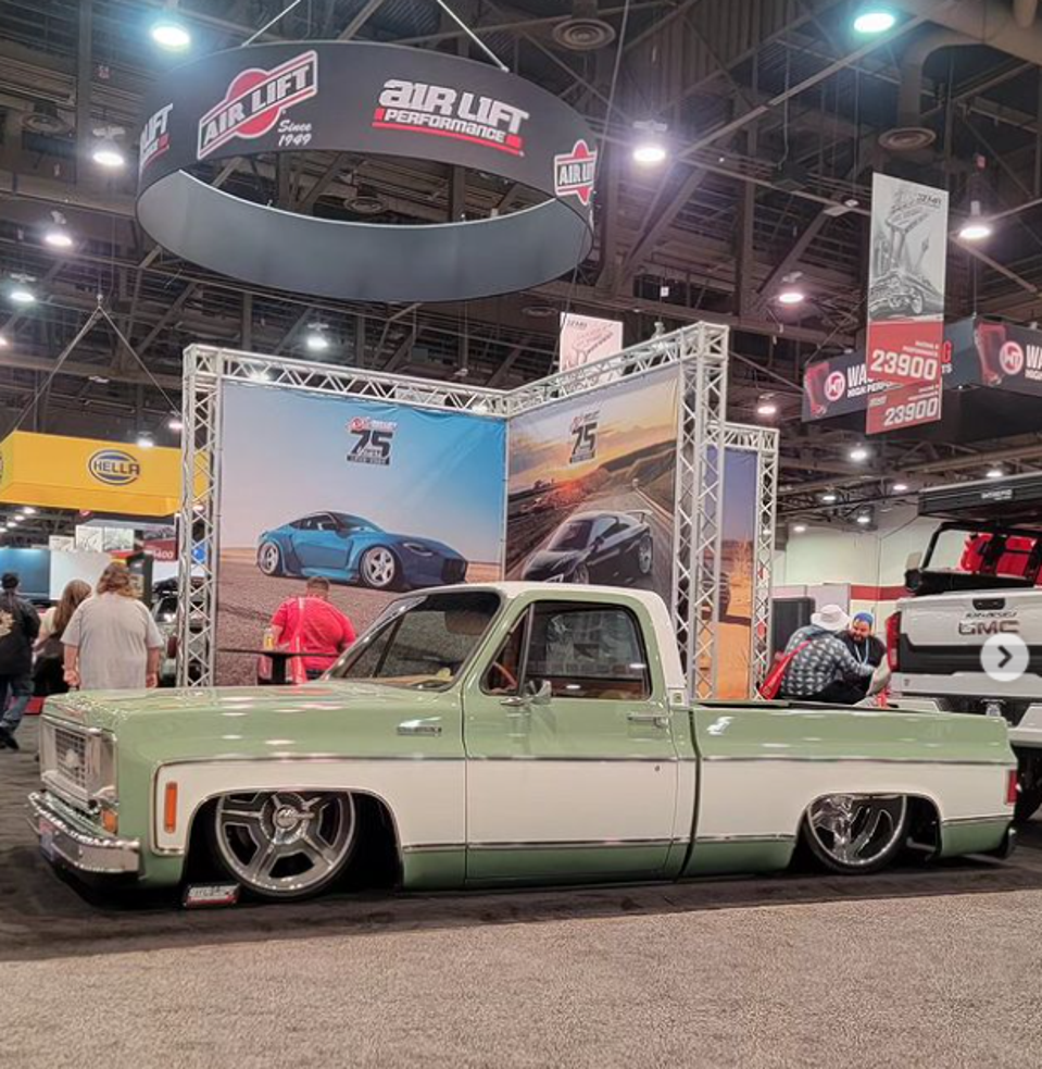 At SEMA, A 16-Year Old Debuts Her Modified 1976 Chevy C10
