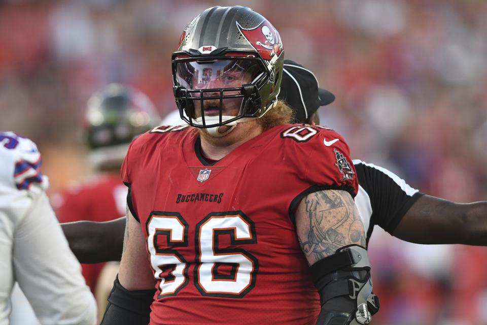 Retired Bucs Center Ryan Jensen Finds Post-NFL Purpose With D2 Rival