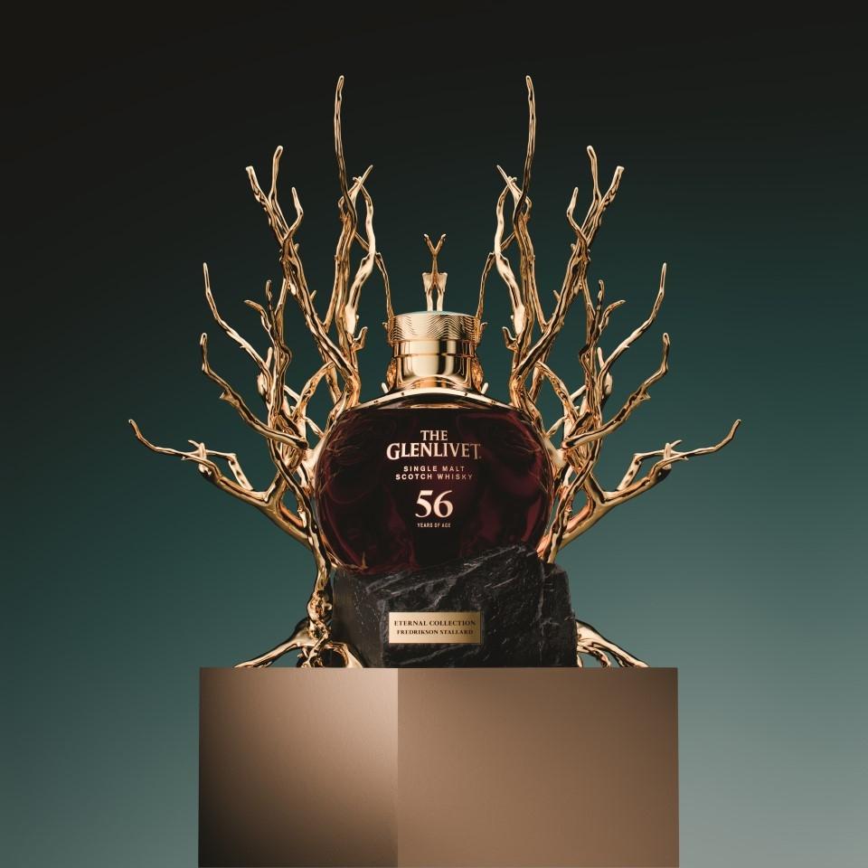 This 56 Year Old Glenlivet Whisky Is Adorned With Branches And Costs €52,500