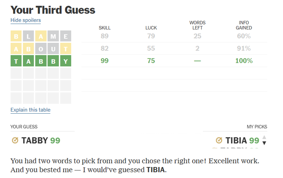 Today’s Wordle #1605 Hints And Answer For Monday, November 10