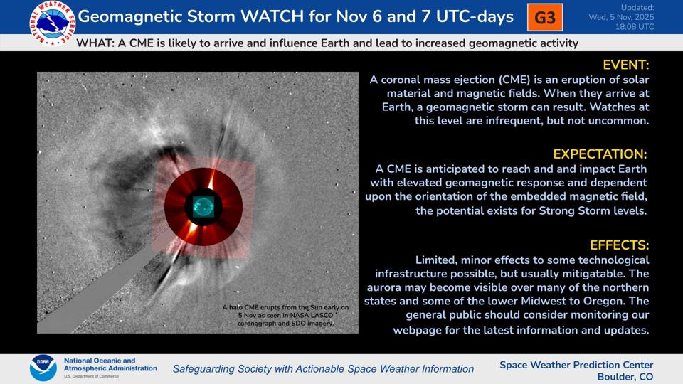 Northern Lights On Thursday: 22 States On Rare ‘Strong’ Aurora Watch