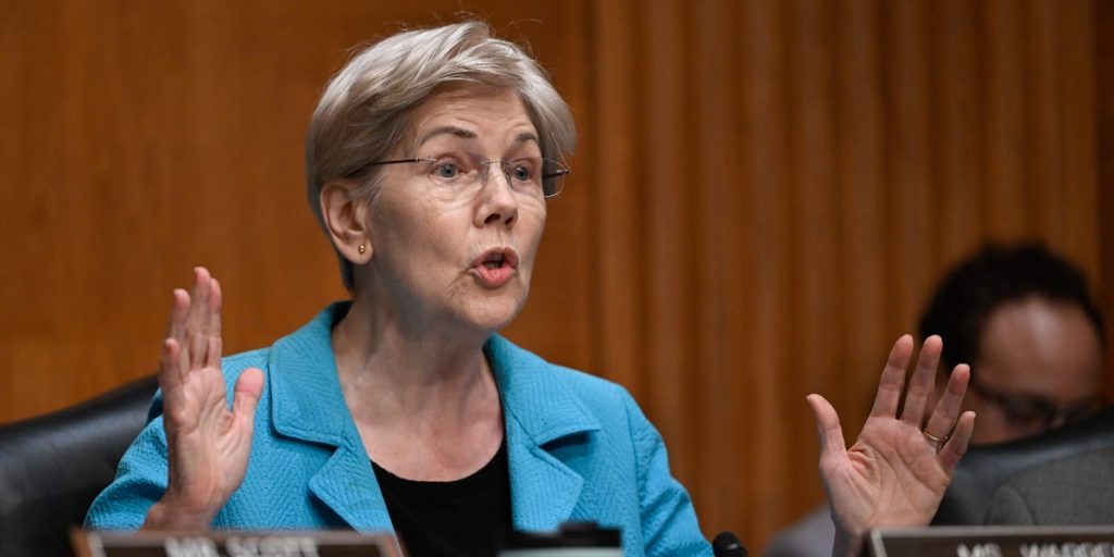 Elizabeth Warren asks Scott Bessent and Todd Blance about an investigation into Trump-linked WLF crypto