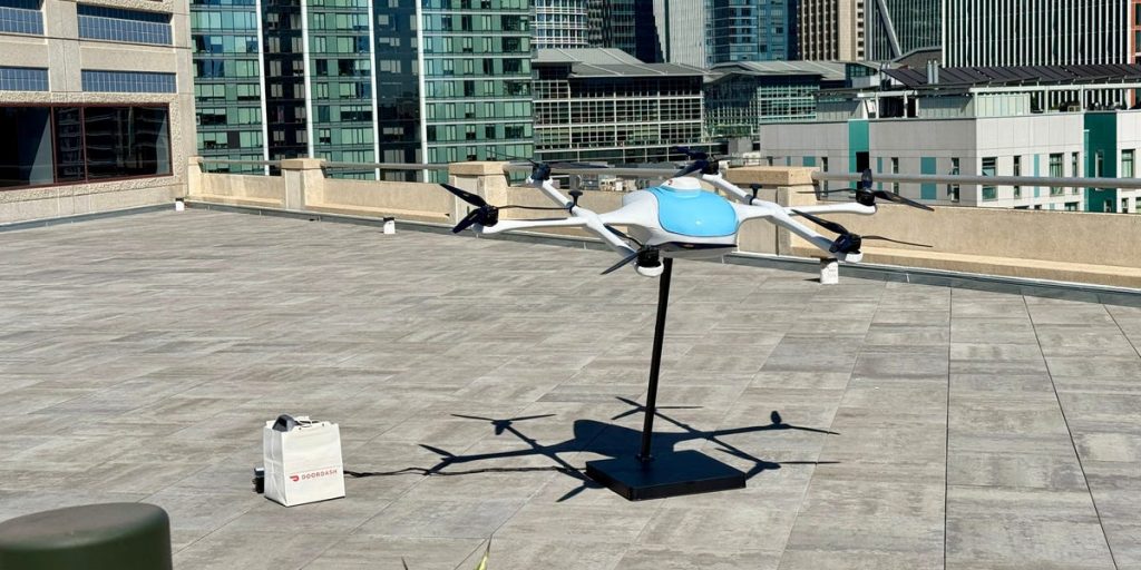 DoorDash Claims Its Delivery Drone Outperforms Amazon’s in Weight and Noise