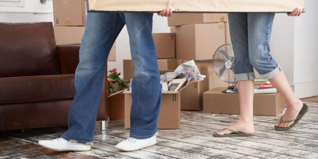 We Purchased the House Adjacent to Our Rental, With 15 Friends and Family Pitching In for an Afternoon Move