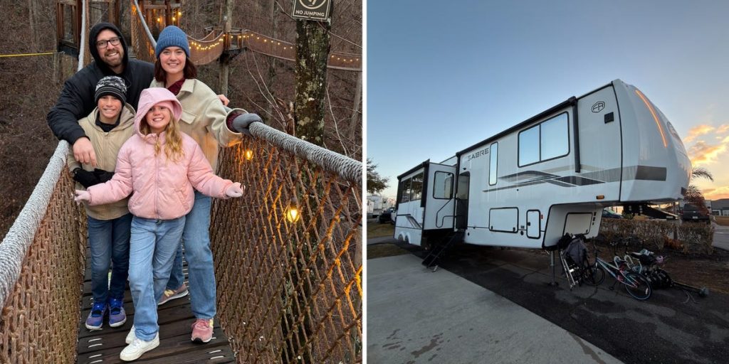 A family of 4 lives in an RV full time. It’s helping them pay off debt while traveling.